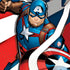 Marvel Captain America Action Pose Nintendo 2DS XL (2017) Skin